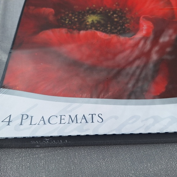 Poppy Placemats and Coasters - Picture 3 of 3